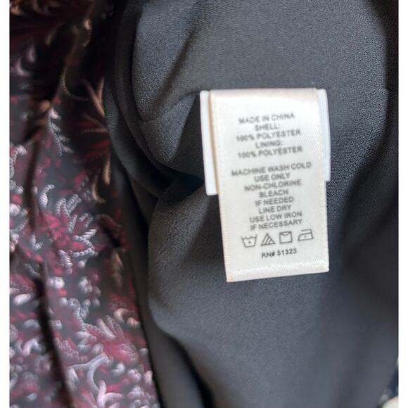 1. State  Floral Asymmetrical Hem Polished Nomad Color Dress Size large NWT - Picture 15 of 15